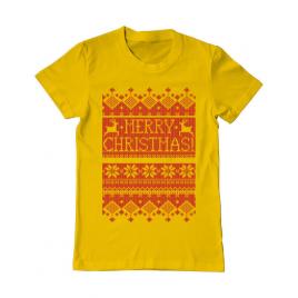 Tricou adler barbat greetings galben