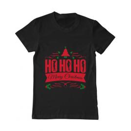 Tricou adler barbat ho ho ho merry christmas negru