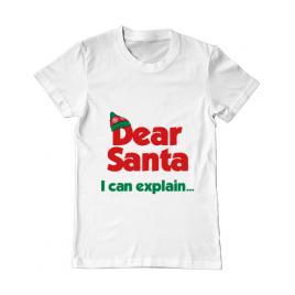 Tricou adler barbat i can explain alb