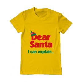 Tricou adler barbat i can explain galben
