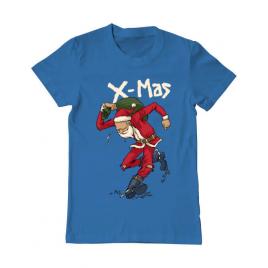 Tricou adler barbat santa skank kid albastru azuriu
