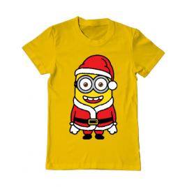 Tricou adler barbat santa minions galben