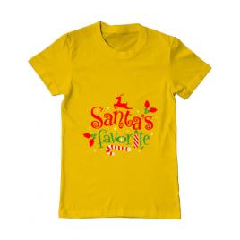 Tricou adler barbat santas favorite galben
