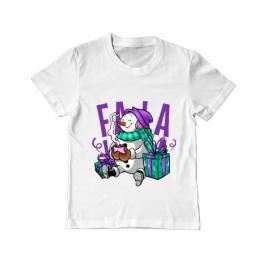 Tricou adler copil christmas carol alb