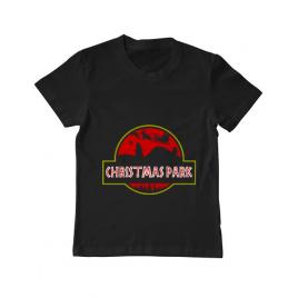 Tricou adler copil christmas park negru