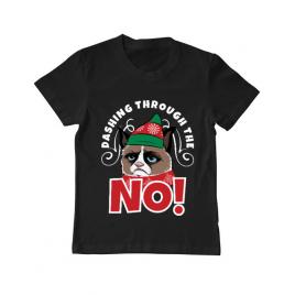 Tricou adler copil dashing through the no negru