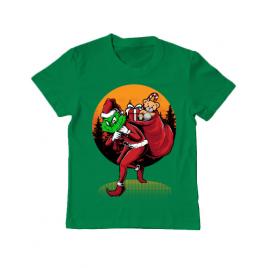 Tricou adler copil grinch stole christmas verde mediu