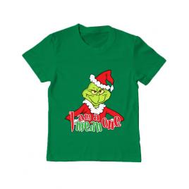 Tricou adler copil mean one verde mediu