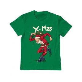 Tricou adler copil santa skank kid verde mediu