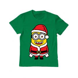 Tricou adler copil santa minions verde mediu
