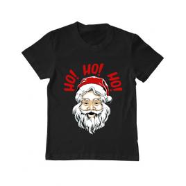 Tricou adler copil smile santa negru