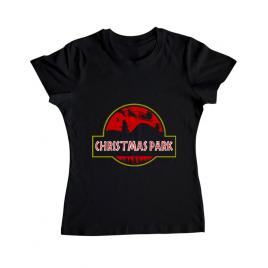Tricou adler dama christmas park negru