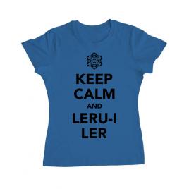 Tricou adler dama ler albastru azuriu
