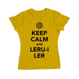 Tricou adler dama ler galben