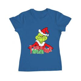 Tricou adler dama mean one albastru azuriu