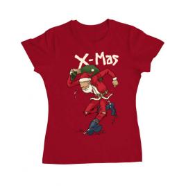 Tricou adler dama santa skank kid rosu