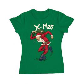 Tricou adler dama santa skank kid verde mediu