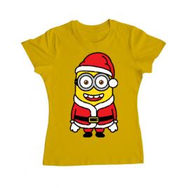 Tricou adler dama santa minions galben