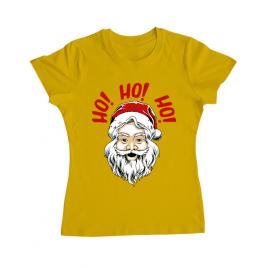 Tricou adler dama smile santa galben