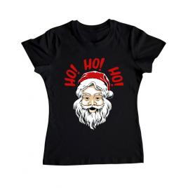 Tricou adler dama smile santa negru
