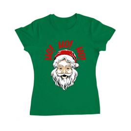 Tricou adler dama smile santa verde mediu