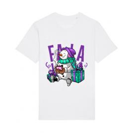 Tricou stanley stella barbat christmas carol alb