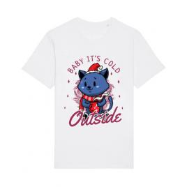 Tricou stanley stella barbat its cold outside alb