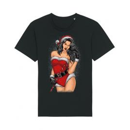 Tricou stanley stella barbat sexy santa girl negru