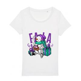 Tricou stanley stella dama christmas carol alb