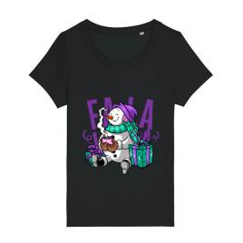 Tricou stanley stella dama christmas carol negru