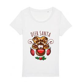 Tricou stanley stella dama deer santa alb