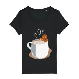 Tricou stanley stella dama gingerbread man negru