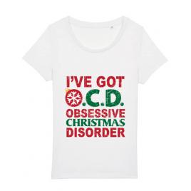 Tricou stanley stella dama obsessive christmas disorder alb