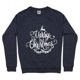 Bluza adler barbat merry christmas denim inchis