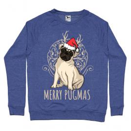 Bluza adler barbat merry pugmas albastru melanj
