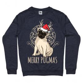 Bluza adler barbat merry pugmas denim inchis