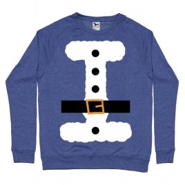Bluza adler barbat santa albastru melanj