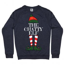 Bluza adler barbat the chatty elf denim inchis