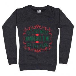 Bluza adler dama most wonderful time negru melanj