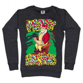Bluza adler dama naughty santa negru melanj