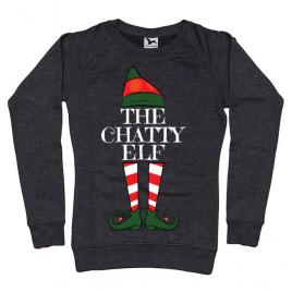 Bluza adler dama the chatty elf negru melanj