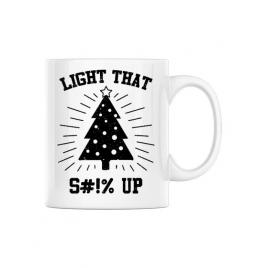 Cana personalizata light that up alb