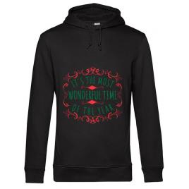 Hoodie barbat cu gluga most wonderful time negru
