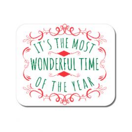 Mousepad personalizat most wonderful time alb