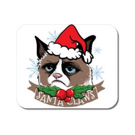 Mousepad personalizat santa claws alb