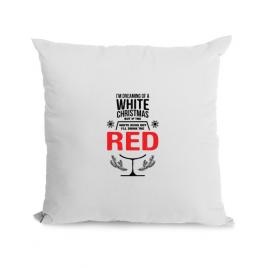 Perna personalizata white christmas alb