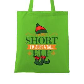 Sacosa din panza tall elf verde mar