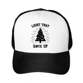 Sapca personalizata light that up alb