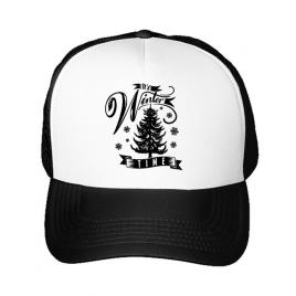 Sapca personalizata winter time alb