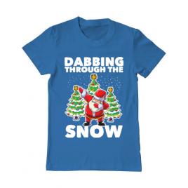 Tricou adler barbat dabbing santa albastru azuriu